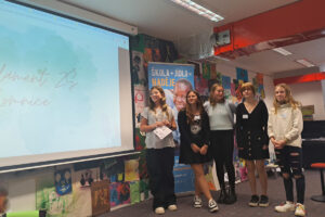 prezentace ZŠ Lomnice, žákovská konference Škola a udržitelnost 2024