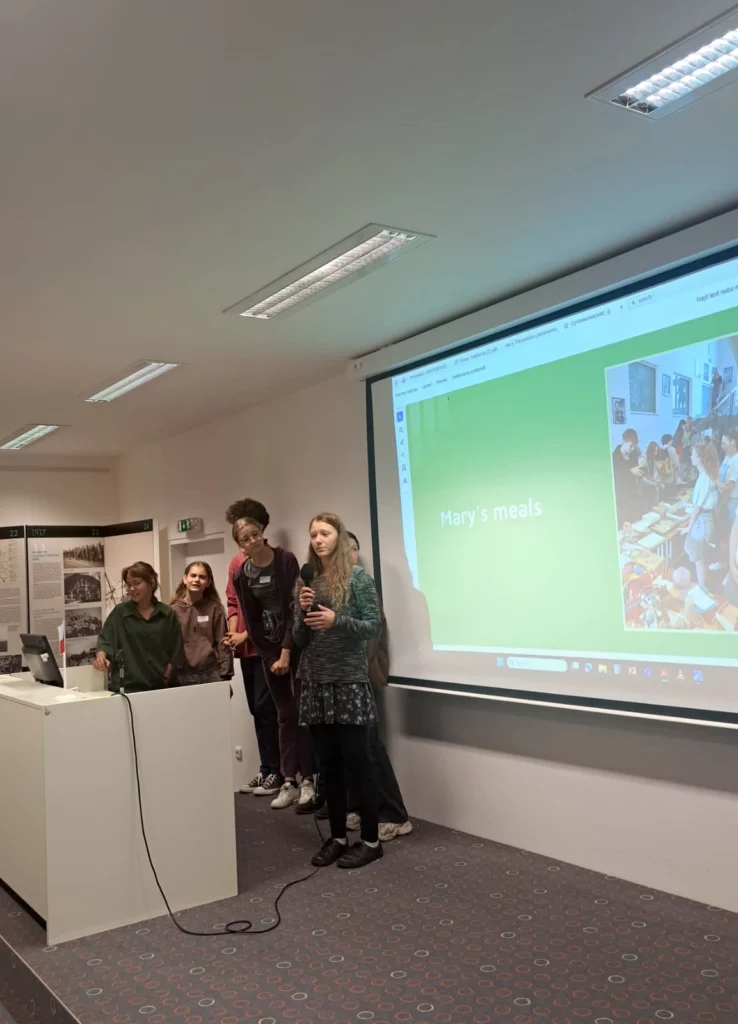 prezentace Cyrilometodějské gymnázium, konference Škola a udržitelnost 2025