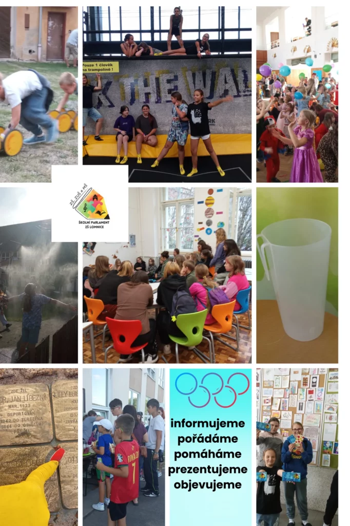 plakát školního parlamentu ZŠ Lomnice