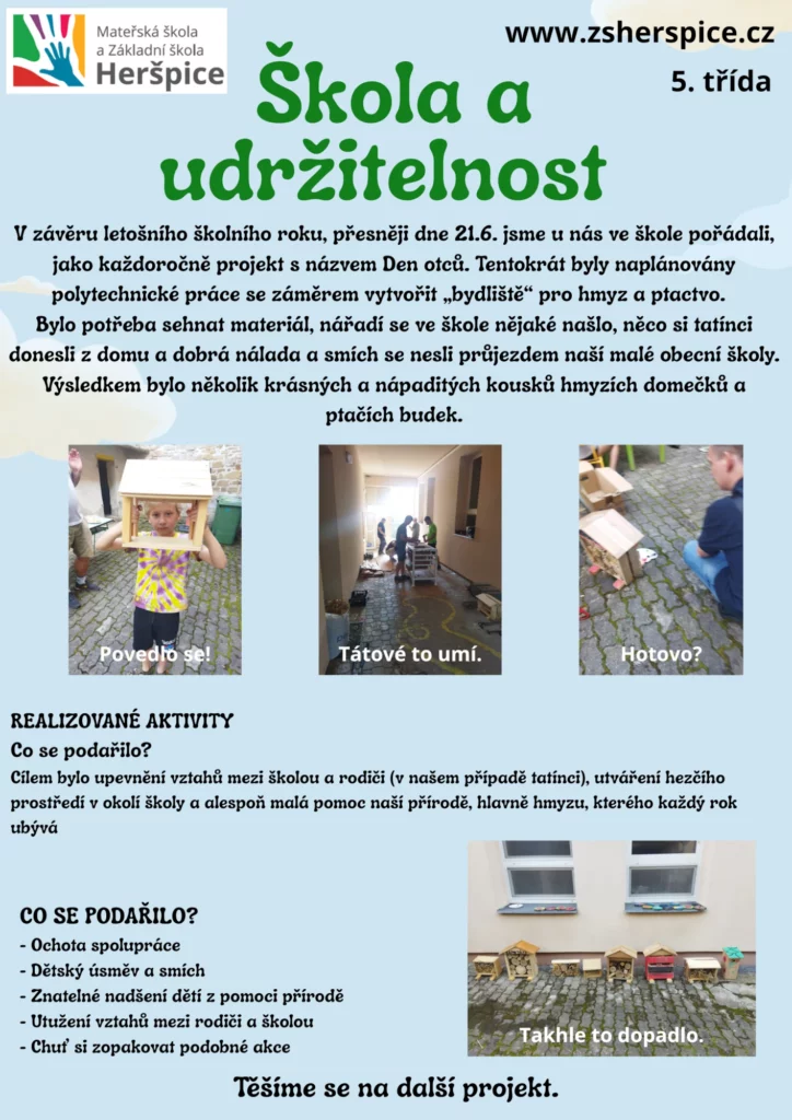 plakát 5. třídy ZŠ Heršpice